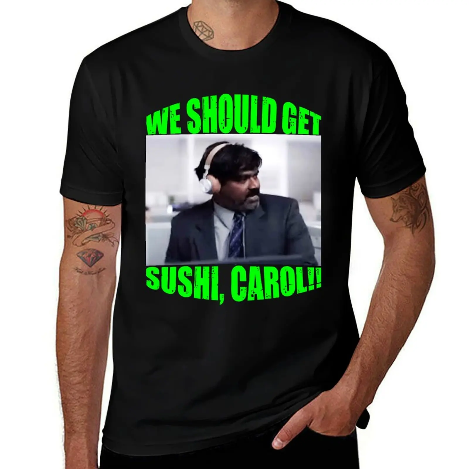 We Should Get Sushi Carol, funny meme 2023 gifts T-Shirt Running Performance Short Sleeve Tee T-Shirt