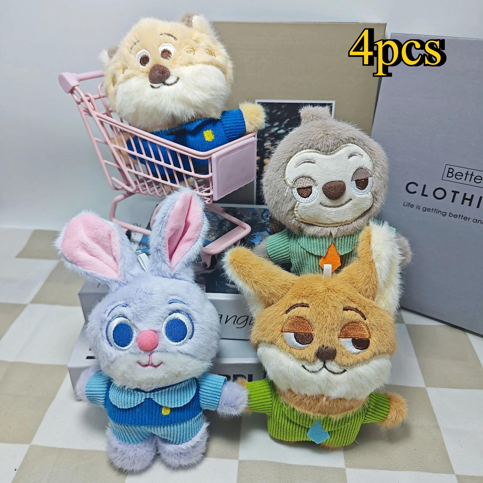 

Аниме-фигурка Джуди, плюшевый рюкзак, кулон, плюшевая игрушка, мультяшная и милая кукла, брелок для ключей, детский подарок на день рождения