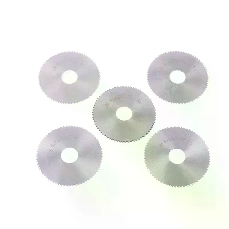 /PFU/63mm W6542 Steel Steel Slitting Slotting Saw Blade Hss Circular Cutting Disc for Cnc Slitting Machine Metal Cutting Tool