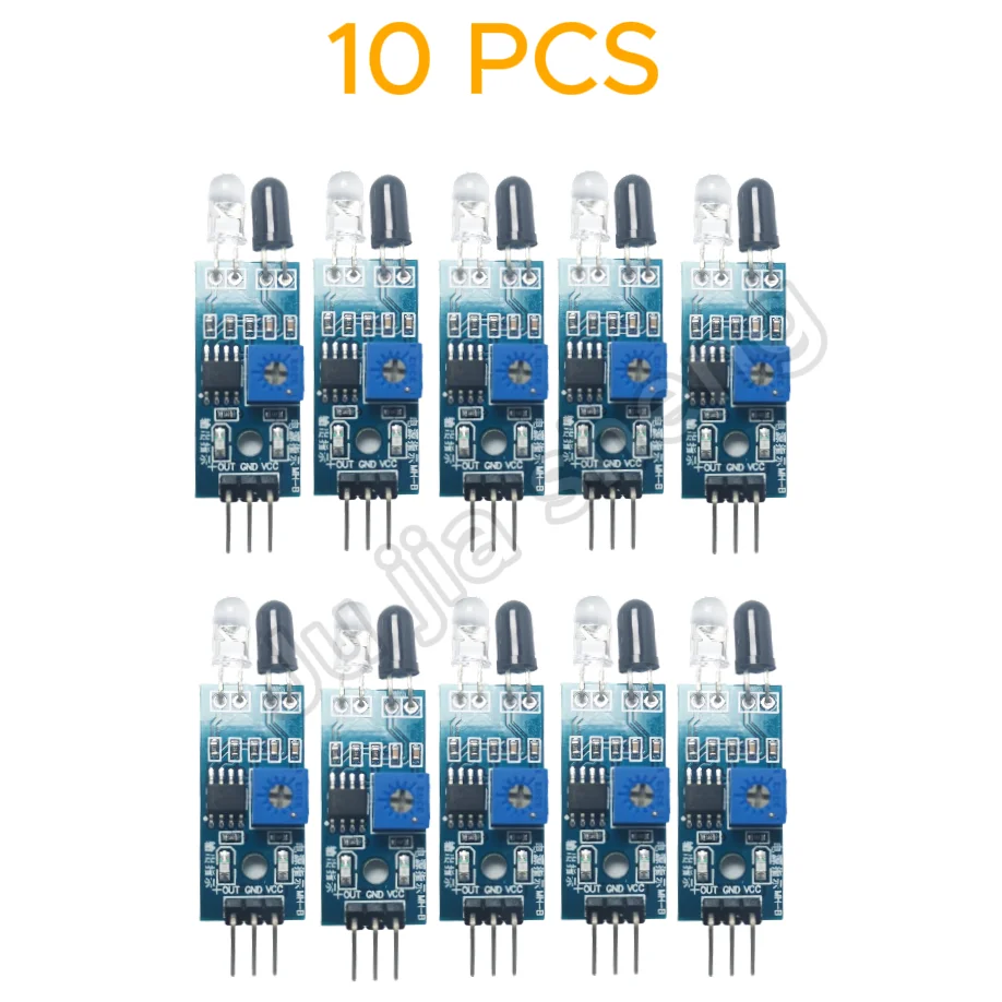 Picture 7: 1-10pcs IR Infrared Obstacle Avoidance Sensor Module Arduino Smart Car Robot Photoelectric Reflective Sensor Tracking Vertical