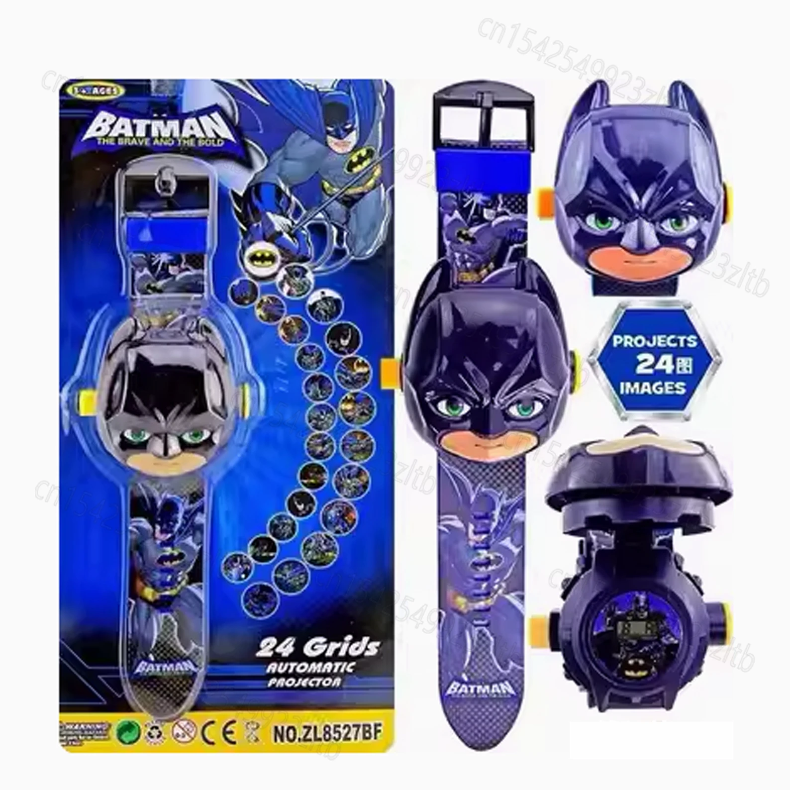 

Marvel Figure Batman 24 Projection Watch Digital Clock Spiderman Iron Man Hulk Student Wristwatches Kids Toy Boy Birthday Gift