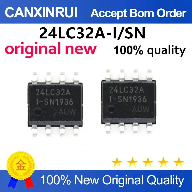 Original New 100% quality 24LC32AI/SN 24LC32AI 24LC32A 24LC32A-i/SN original memory chip SOP8 Integrated Circuits Chip