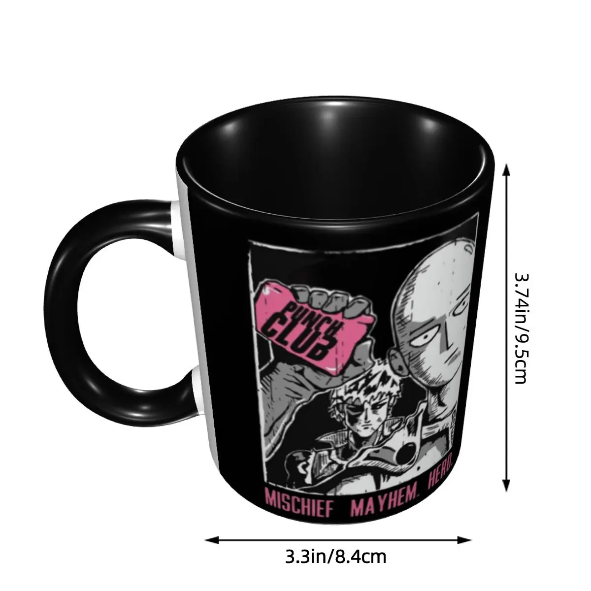 كوب هدية One Punch Man للنساء والرجال لطيف لكمة نادي فنجان شاي هدية عيد الميلاد للمنزل