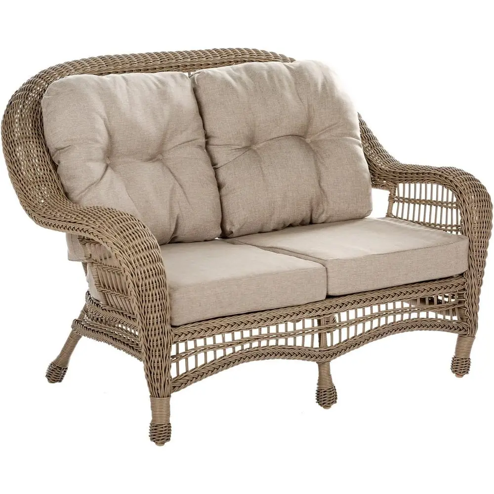 

Outdoor Garden Patio Loveseat Chair in Light Brown
