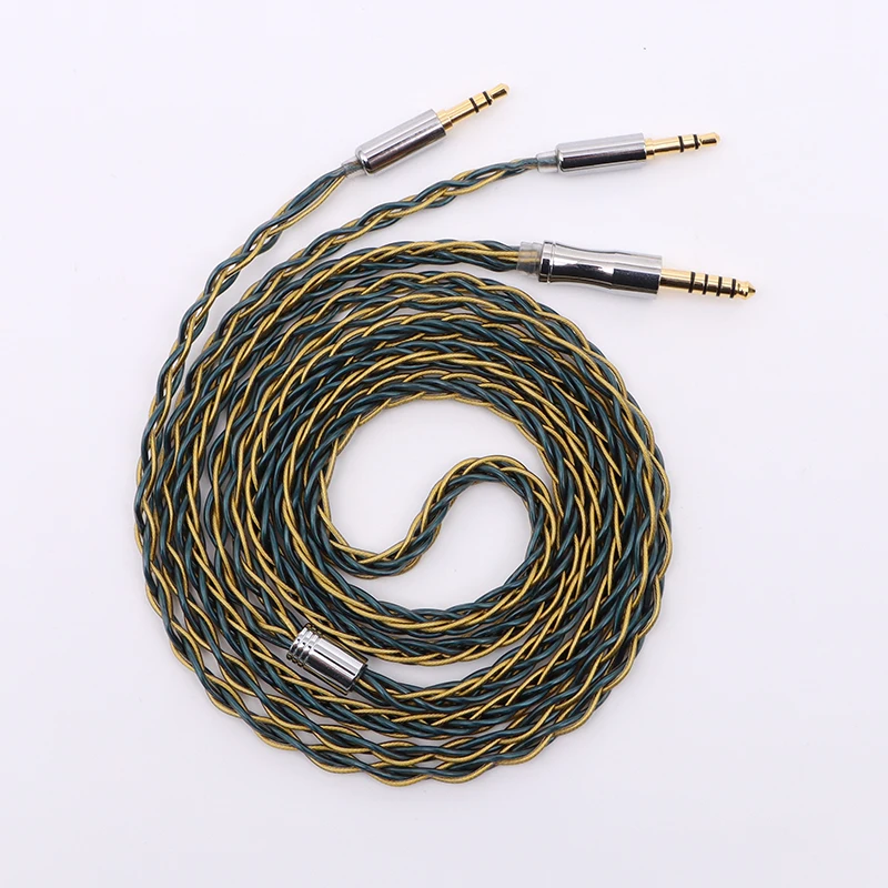 IvipQ-211 7N OCC + палладий + Графеновый кабель для наушников Sennheiser HD650 HD800 обновленный сбалансированный 2,5 мм 3,5 мм 4,4 мм 4PIN XLR разъем