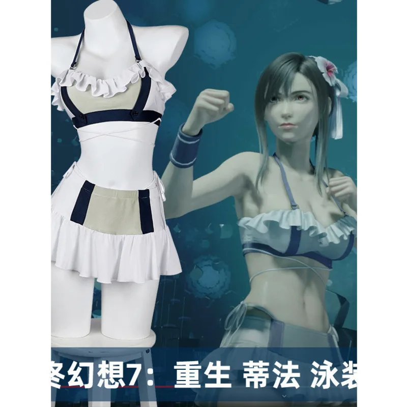 

Хэллоуин Косплей FF7 Final Fantasy 7: Реборн Косплей Костюм Тифа Локхарт Косплей Игра Один стиль Купальник Игровой Костюм