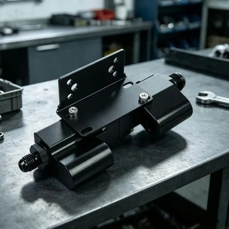 M76E-Kraftstoffsensor-Adaptersatz für den E85-Einbau mit Halterung und Armaturen – Detail 9