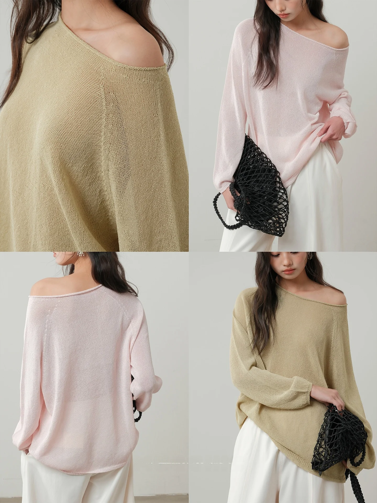 

Бесшовный трикотажный топ из искусственного шелка с открытыми плечами для женщин, мягкий, из полиэфирного волокна, с длинным рукавом, в стиле Cleanfit, дышащий, тонкий