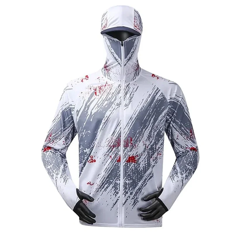 2024 Long Sleeve Fishing Clothing Men's Anti-UV Comfortable Ventilation Printing Fishing Shirts Sublimation Hoodie Jerseys