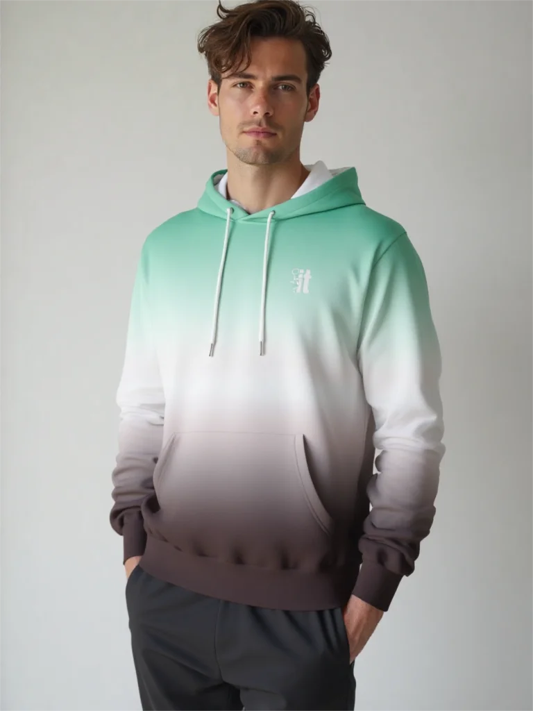 Simple Gradient Pattern Men Women Hoodie Fashion 3D Print Pullover New in Sweatshirts Autumn and Winter Casual Couple Clothing