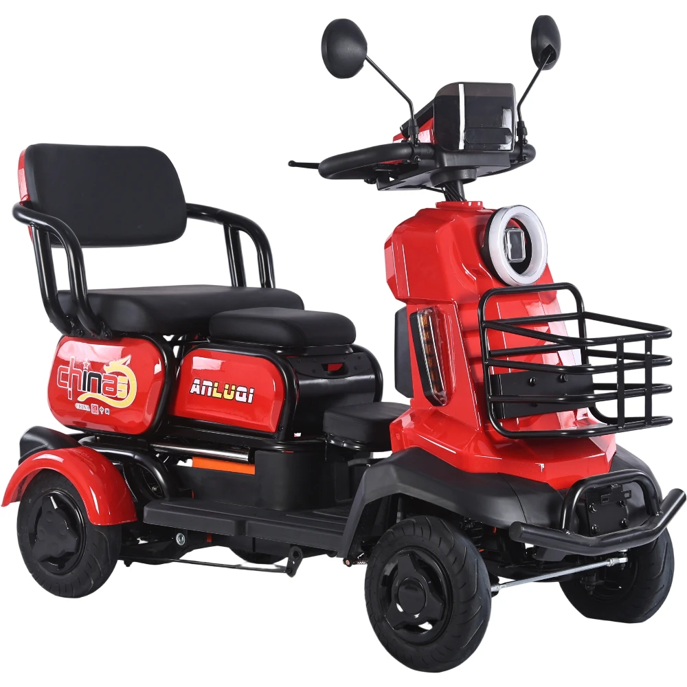 

Mini 4-Wheel Electric Bike Open Body Convenient Travel Vehicle Senior Four-Wheeler