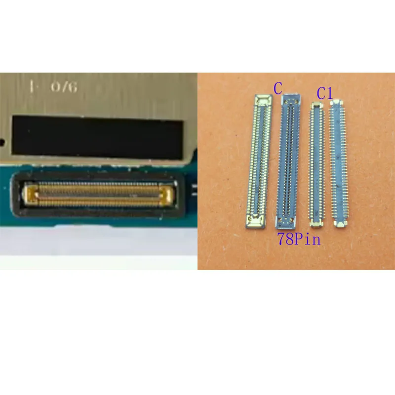 2-50Pcs Charger Connector Usb Lcd Display Plug FPC For Samsung Galaxy A73 A736 A42 A426 A53 A536 A15 A155 A33 A336 M42 40 78 Pin
