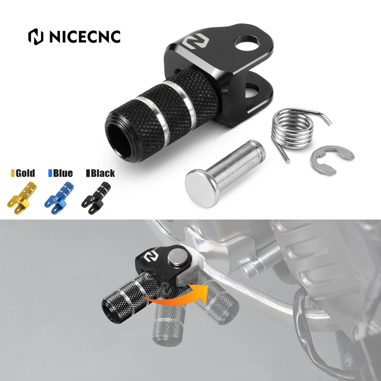 

NiceCNC For Suzuki DRZ400SM 2000-2024 2023 2022 Adjustable Gear Shift Lever Tip DRZ400S DRZ400E DRZ400 DR-Z 400 E S SM Aluminum