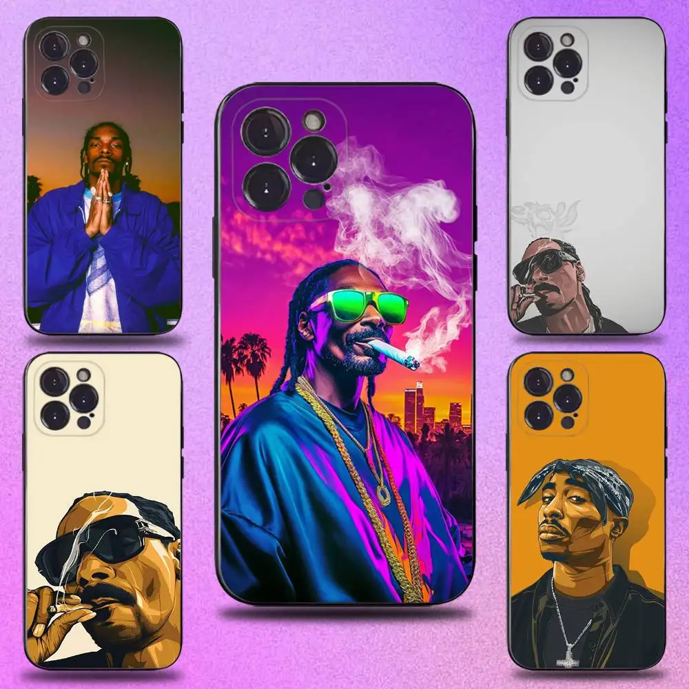 

Rapper S-Snoop Dogg Phone Case For iPhone 17,16,15,14,13,12,11 Plus,Pro Max,XS,X,XR,SE,Mini,8,7,Soft Silicone Black Cover