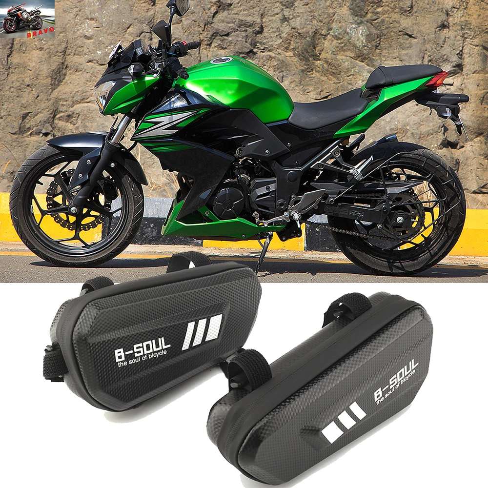 

For Kawasaki Z250 Z300 Z400 Z650 Z750 Z800 Z900 Rs Z1000 Sx Ninja 650 Accessories Waterproof Hard Shell Triangle Side Case Bag