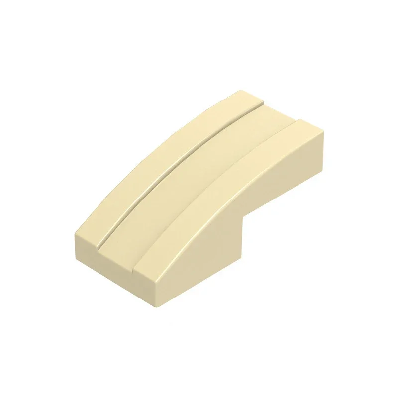 MOC 10PCS 11477WพิเศษSlope Building Blocksชุดบ้านปราสาทโค้ง 2X1X2/3 เส้นแผ่นอนุภาคของเล่นเด็กของขวัญ