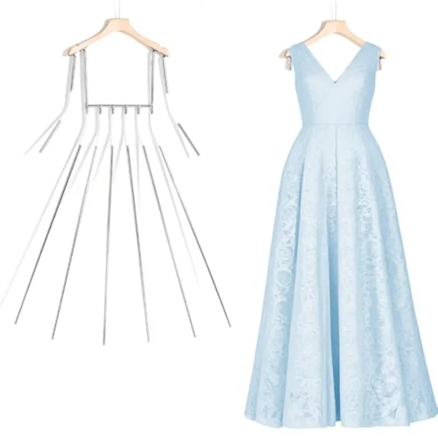 Colgador de exhibición de ropa ajustable, maniquí, Torso, estante de ropa antideslizante desmontable para mujer, hombre y mod de modero portátil