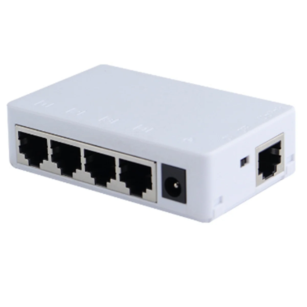 4 포트 POE 익스텐더 100Mbps 1 in 4 Out 250 미터 네트워크 스위치 리피터 IEEE802.3af/At PoE 스위치 NVR IP 카메라 YDH