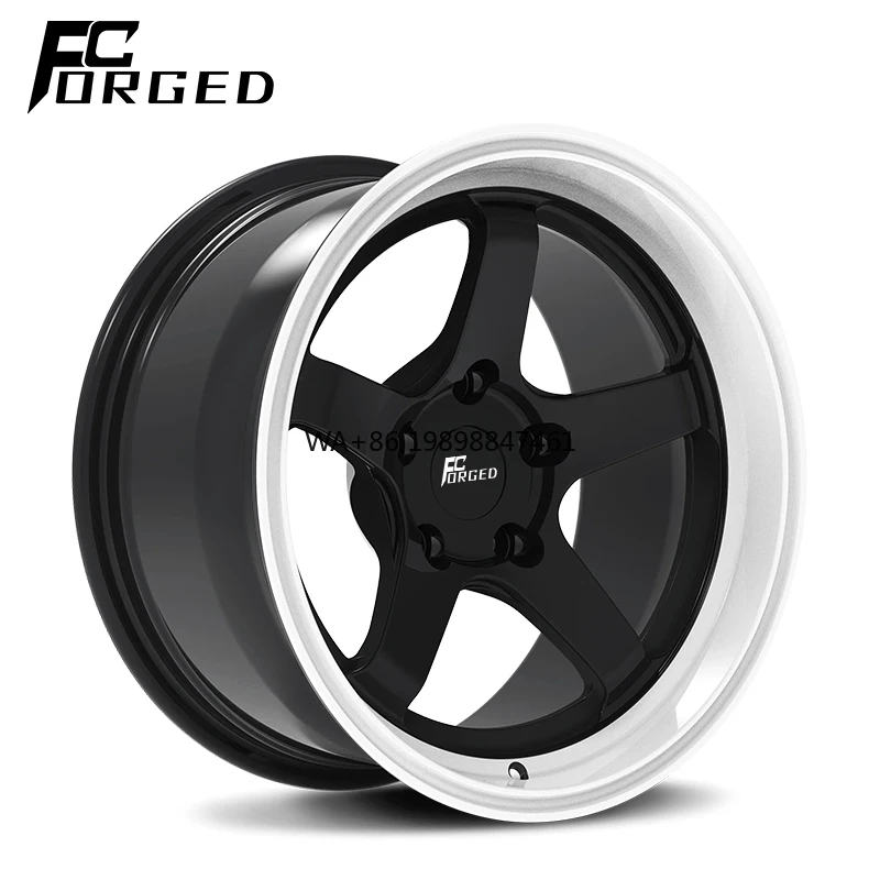 

FcForged Custom Te37 Aluminum Alloy Wheels 5x108 5x112 5x114.3 5x120 5x130 Inch Car Wheels for Lightweight Sports Car
