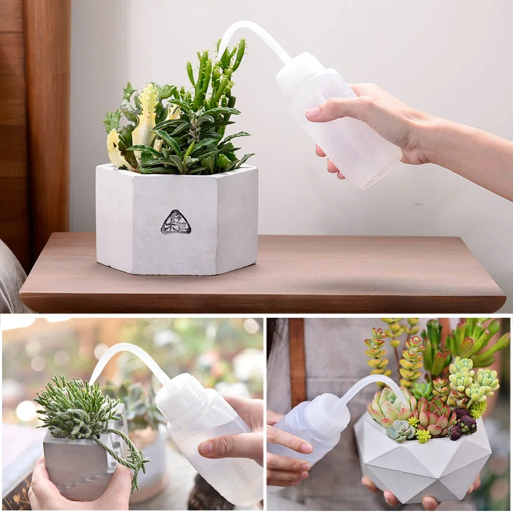 Bouteille à presser de 150/250/500/1000ml pour plantes succulentes en Pot, Pot d\'arrosage à coude à bouche étroite et à Long Tube pour liquide