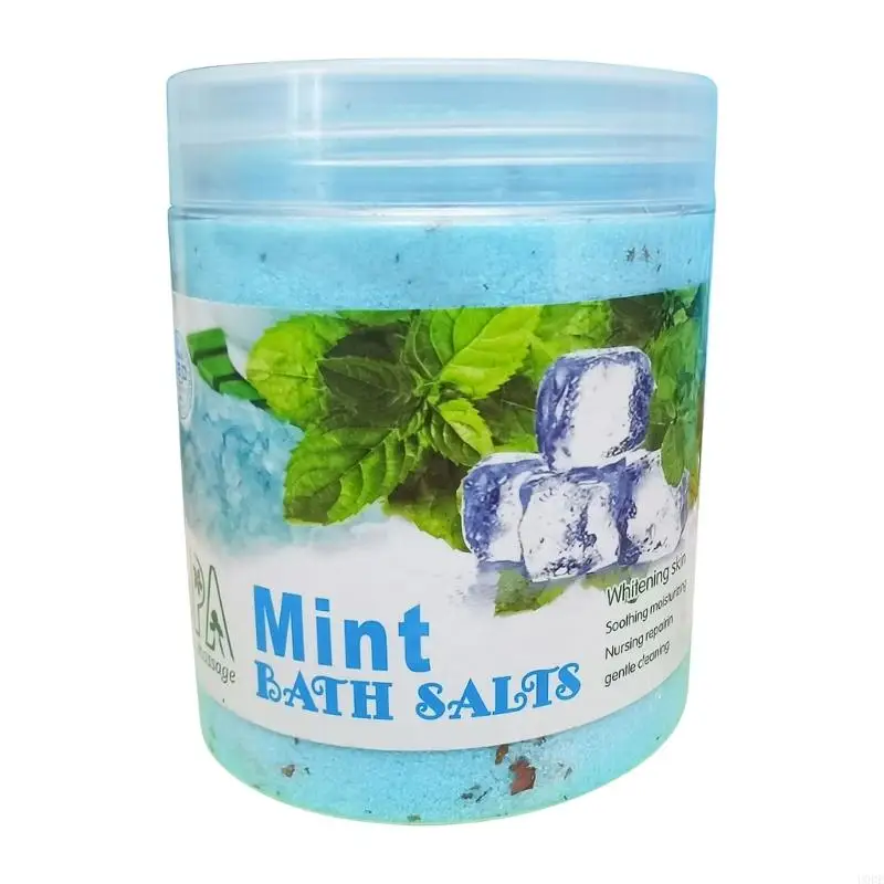 U0DE DRMEINAIER Esfoliante Corporal Sais Banho Pétalas Sal Marinho Sais Banho Lavanda Suaves