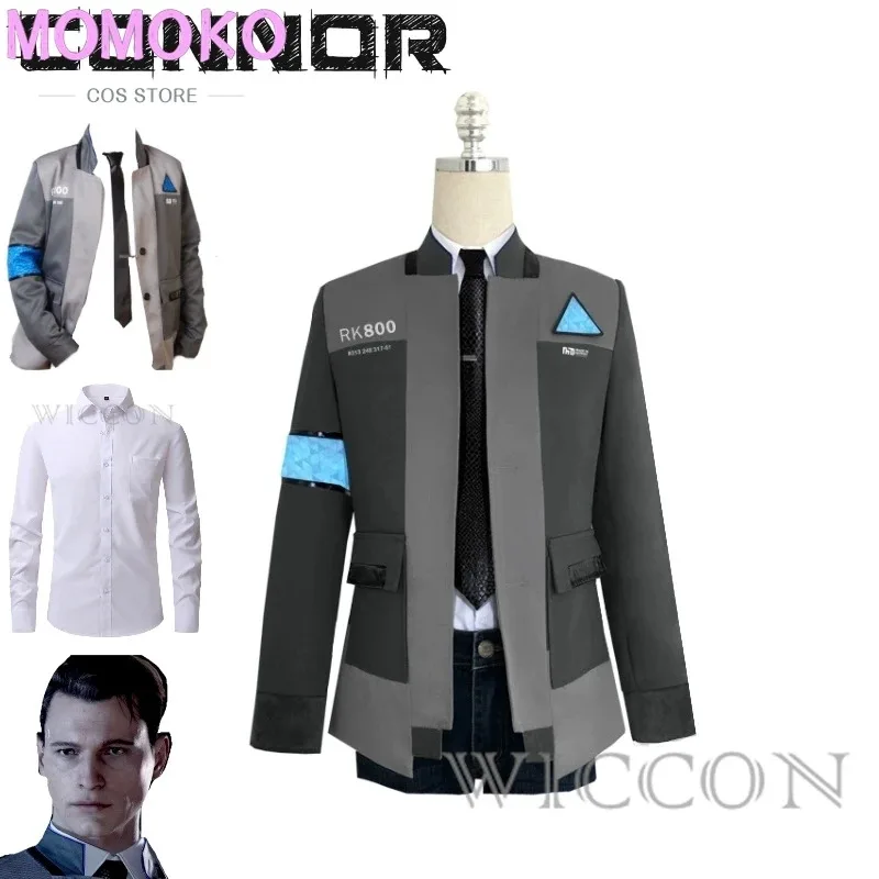 CyDetroit: Become Human Game Connor A state of the art Prototype Android Sent By CyberLife One Character Cosplay Costume Game Su