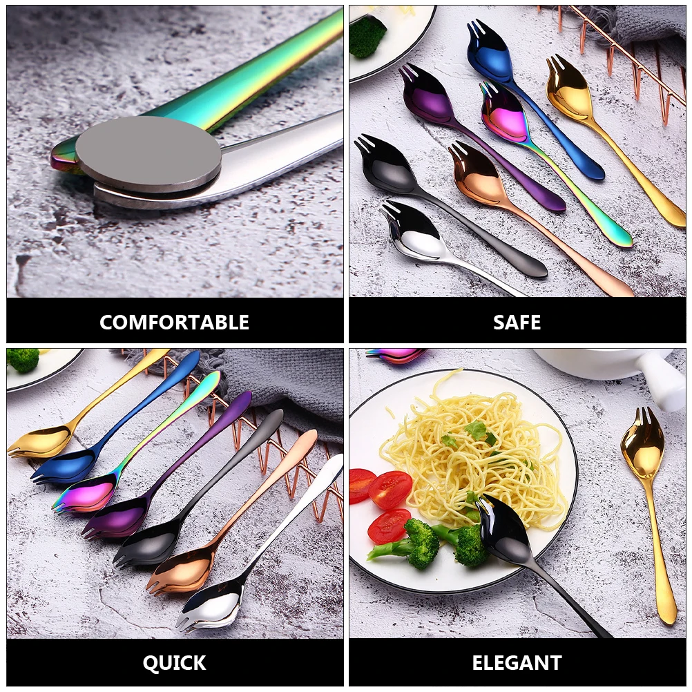 

4 шт., фруктовая ложка, сервировочная посуда из нержавеющей стали, сверхмощные сервировки для салата из нержавеющей стали, можно мыть в посудомоечной машине, кухня