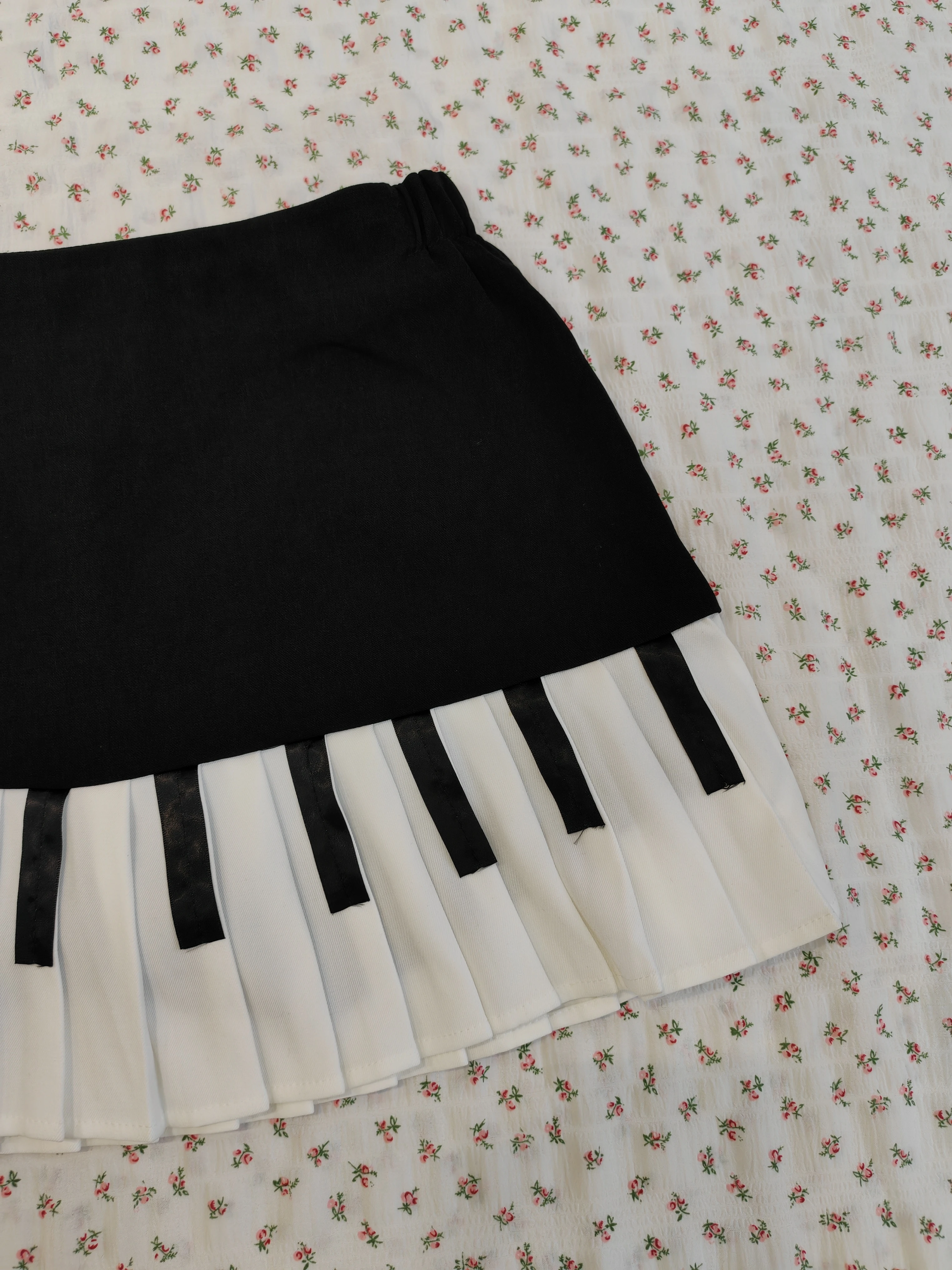 소녀 한국어 귀여운 빈티지 파티 피아노 스커트 섹시한 갸루 고스 스커트 하이 웨스트 2000 년대 옷 여성 여름 하라주쿠 스위트 Y2k 드레스