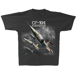 F-104 Starfighter Adult Men T-shirt Short Casual 100% Cotton Summer Casual Mens T Shirts