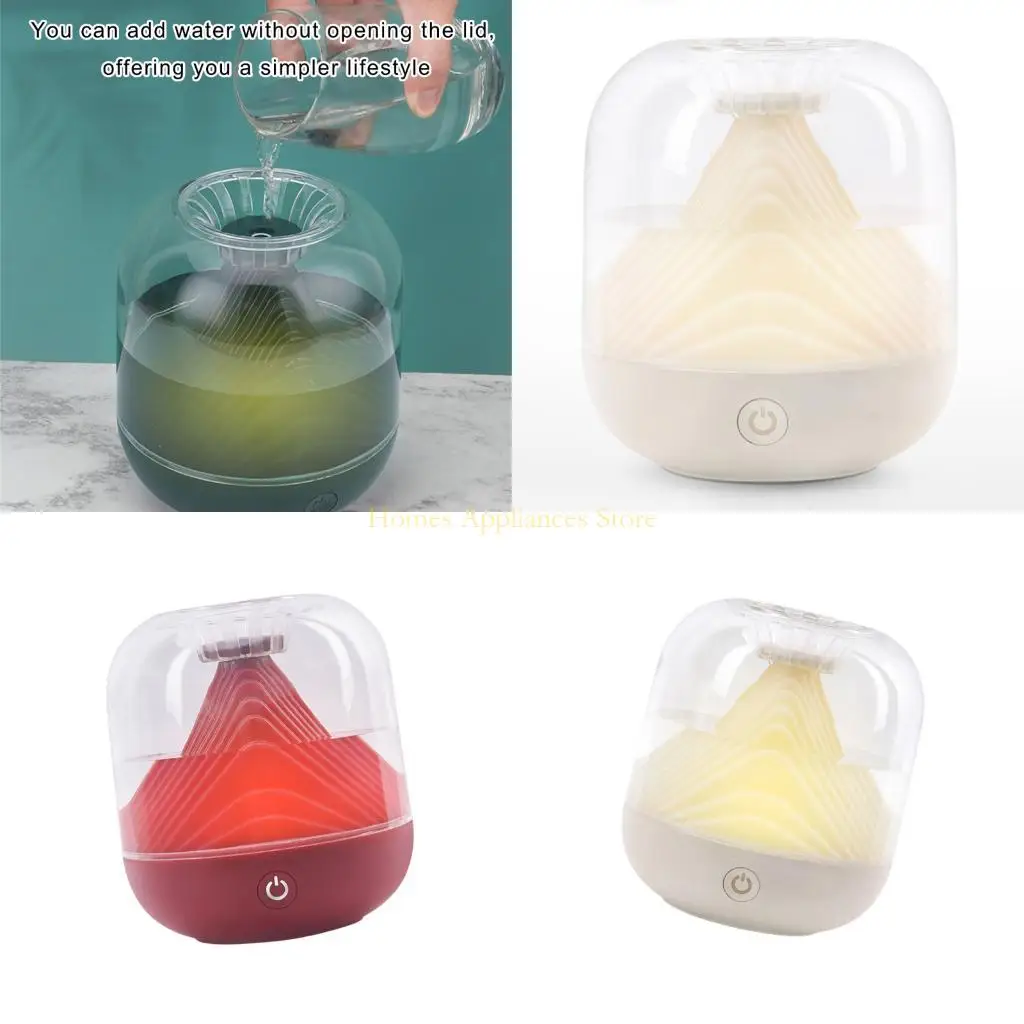 

D0AB Bedroom Humidifier with Night Light Cool Mist Maker Water Atomizer Diffuser