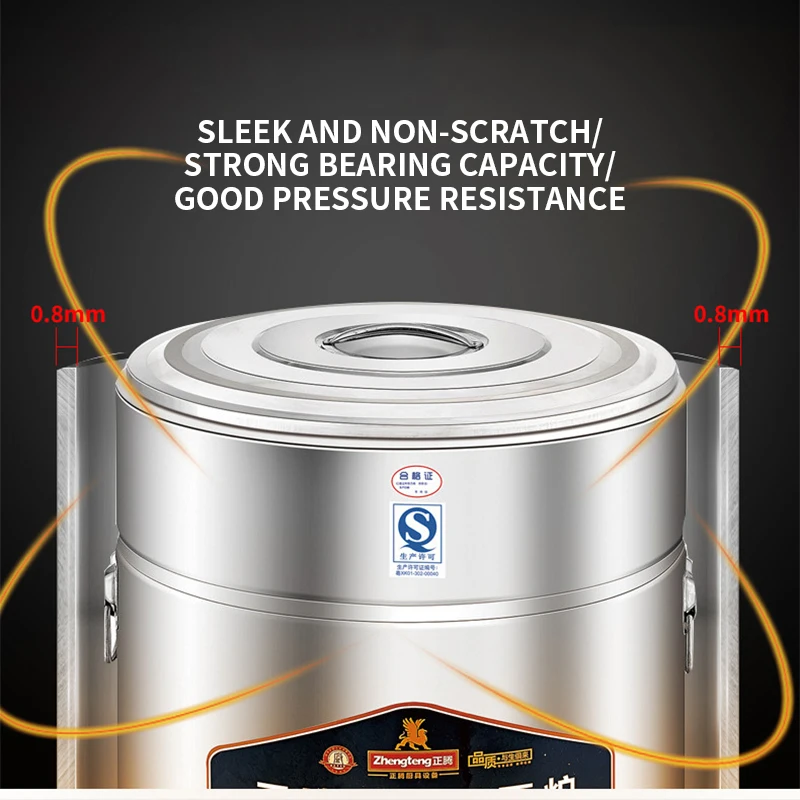 Электрическая гарячая кастрюля 60-100 л, газовая электрическая плита, ведро для приготовления пищи с композитным дном, антипригарная бочка, бочка для лапши Мала Тан