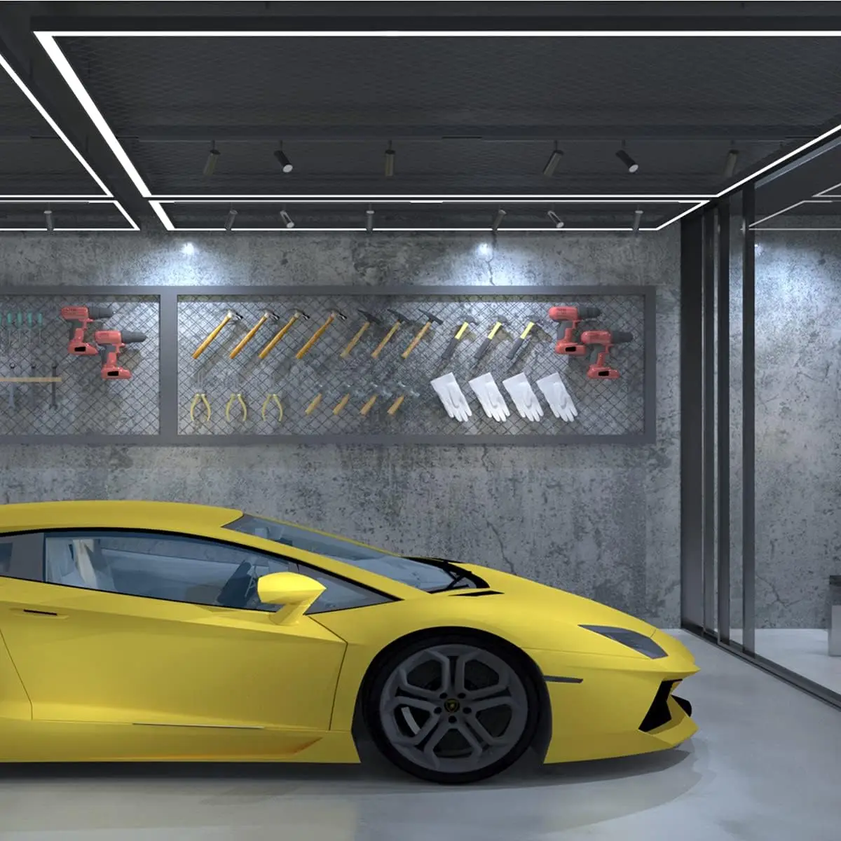 

40cm PVC Self Adhesive Wear-resistant Floor Stickers for Kitchen Home Decor Industrial Cement Vinyl Tiles Sticker