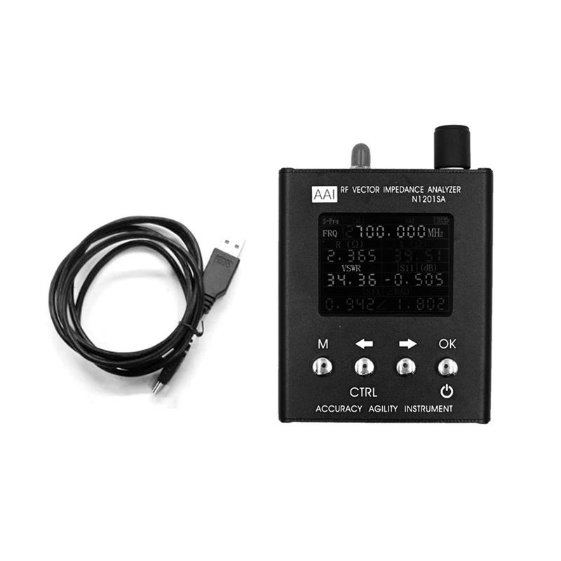 

N1201SA 140Mhz - 2.7Ghz UV RF Vector Impedance ANT SWR Antenna Analyzer Meter Component Tester Resistance/Impedance/SWR