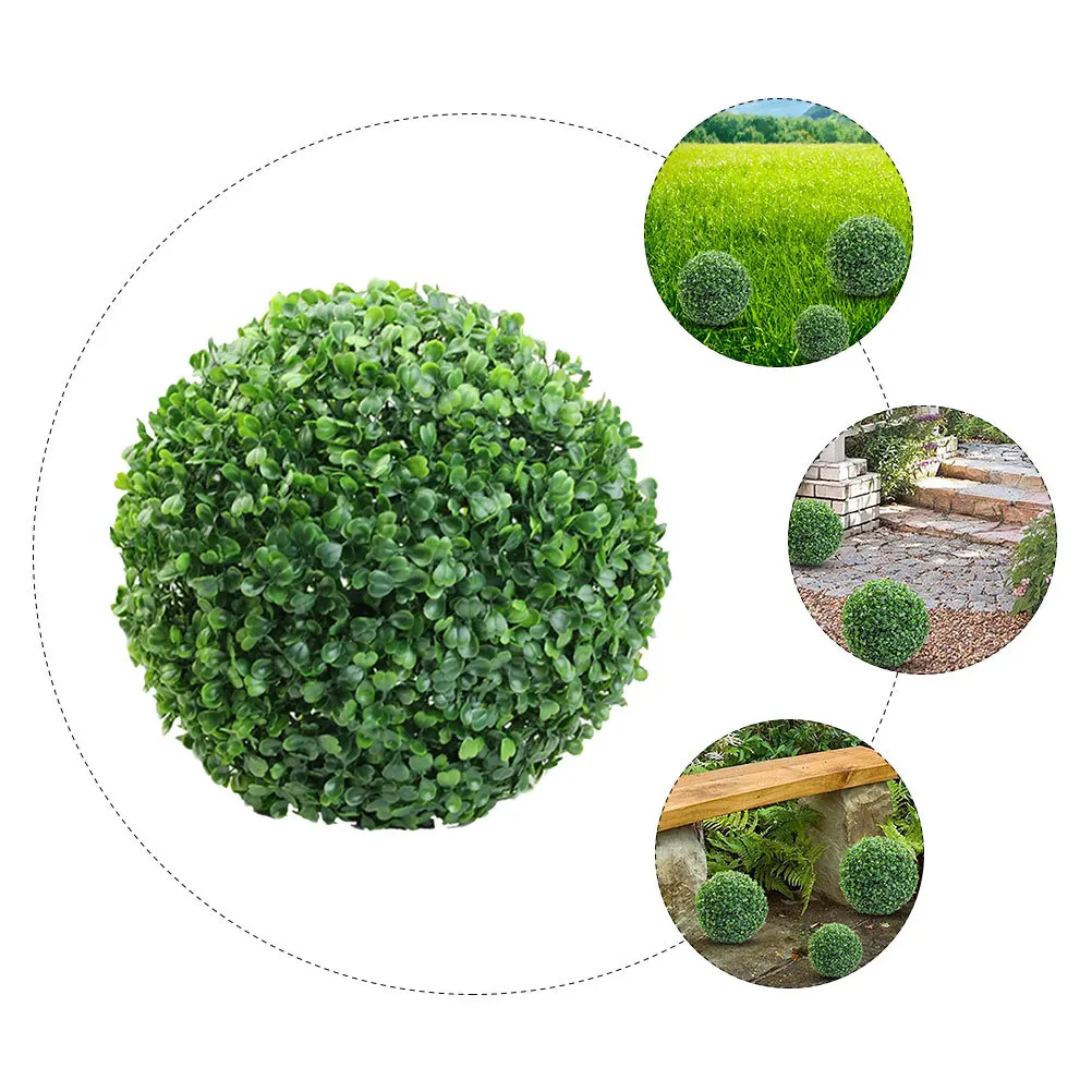 

Artificial Hanging Plant Ball Simulation Grass Ball For Home Restaurant Indoor Outdoor Decorative Ceiling Ornament Fake