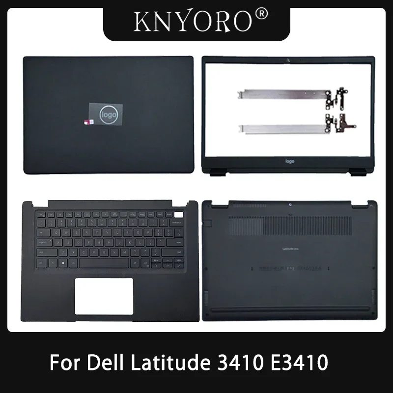 

For Dell Latitude 3410 E3410 Laptop LCD Back Cover Front Frame Bezel Palmrest Top Keyboard Housing Cover Bottom Base Case Black