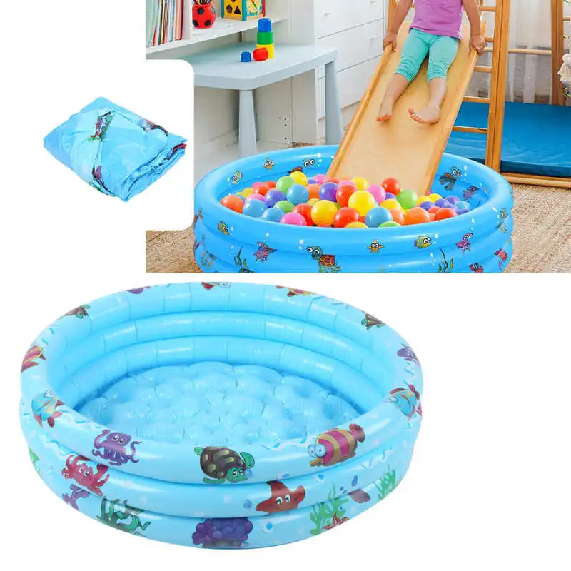 

Inflatable Kids Swimming Pool – Foldable Outdoor Basin, Baby Bathtub & Water Game Play Center