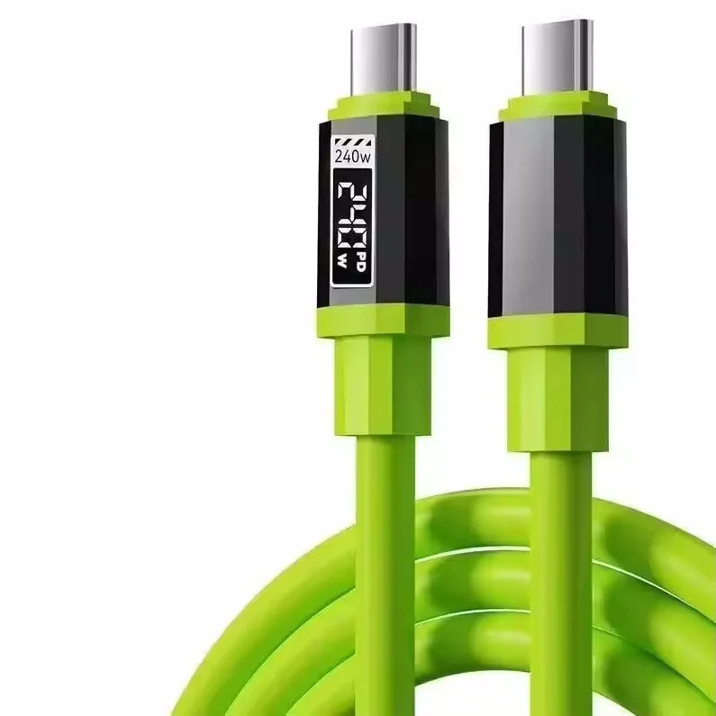 Cable Tipo C de 240W con Carga Rápida PD, Cable de Datos para iPhone 17 y Huawei, Cable de Carga Rápida de Tipo C a USB C