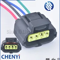 Enchufe del sensor de acelerador de 4 pines para Toyota 1JZ-GTE 2JZ-GTE 1UZ 3SGE TPS conector de cable pigtail 178399 -2 184046 -1 90980-10711