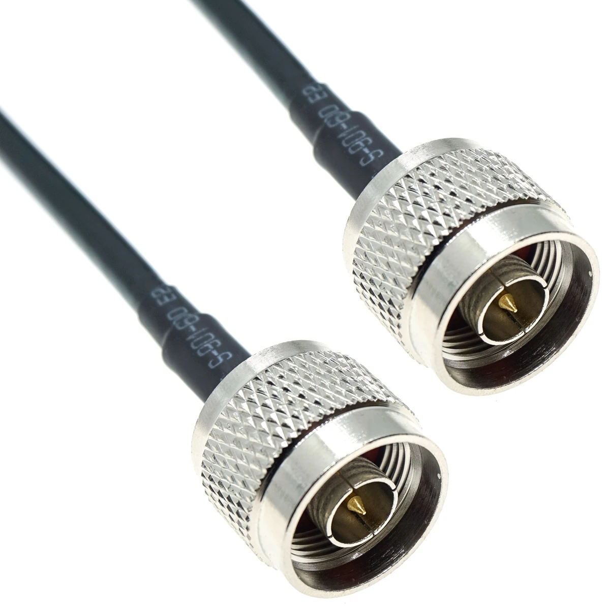 RG58 N TYPE Male to N Male Plug Crimp Connector Lot RF Coax Coaxial Pigtail Jumper 50ohm Cable Extension 1M 2M 3M 5M 10M 20M