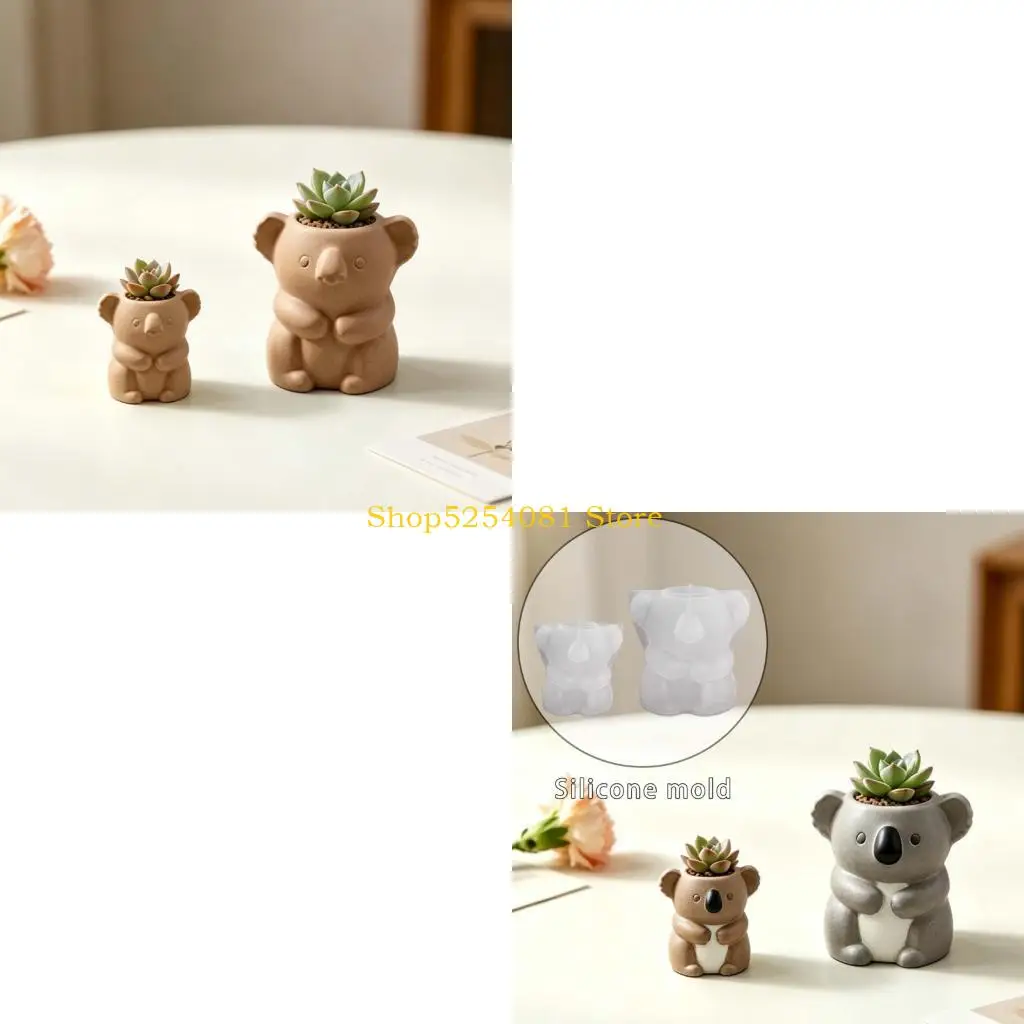 AXYC Koalas Planter Silicone Mould For Jewelry And Craft