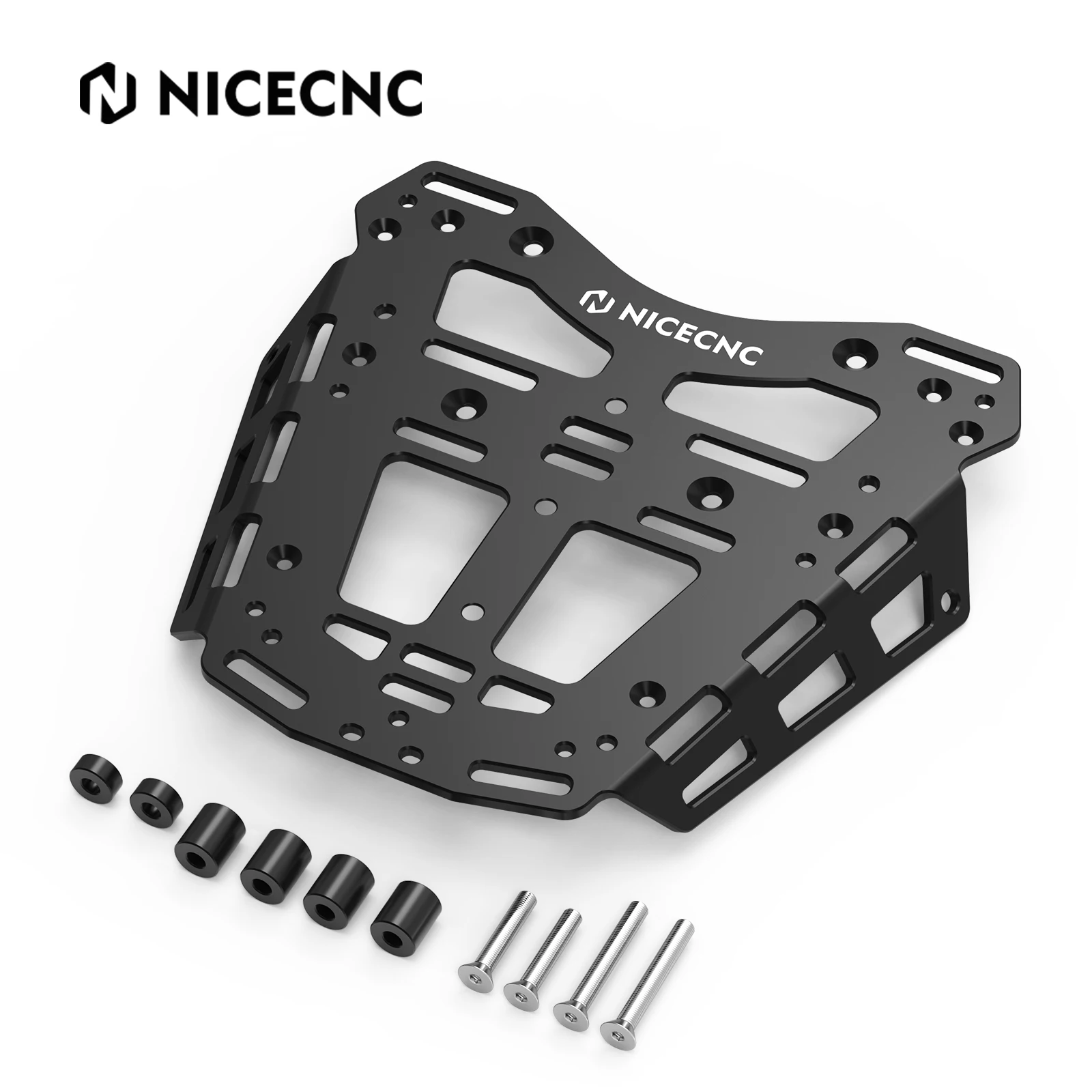 

NICECNC Aluminum Motorcycle Rear Luggage Rack Top Case Bracket Cargo Rack For Husqvana 901 Norden 2022-2023