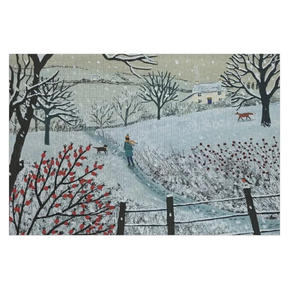 

A Snowy Walk Jigsaw Puzzle Jigsaw Pieces Adults Customizeds For Kids Puzzle