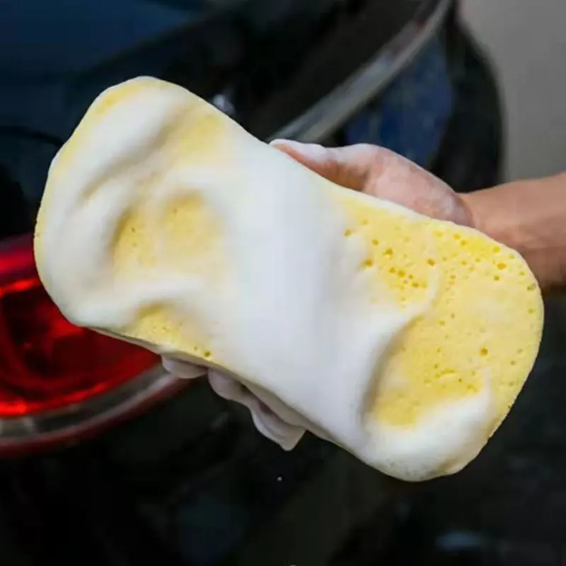 1PC Car Washing Sponge Wipe High Density Elastic Car Washing Sponge Absorbent Car Washing Foam Sponge Block Car Cleaning Tool