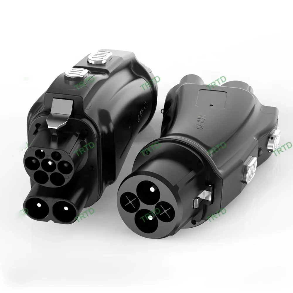 EV Fast Charge Ccs2 to CHAdeMo Evse Charging Connector CCS CHAdeMO Japan Car DC EV Charger Adapter