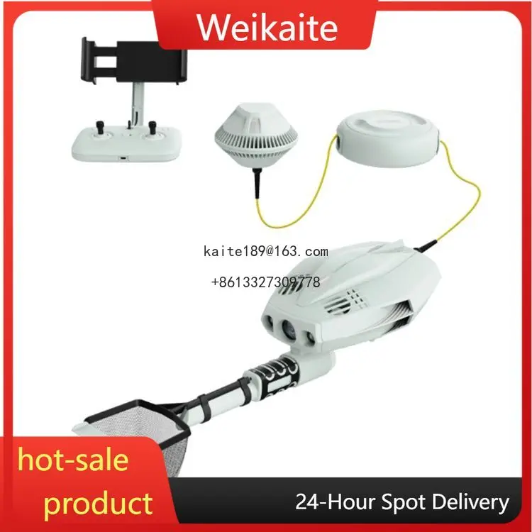 

Explore Underwater Exploration Treasure Hunting drone depth 14.5m 1080p high definition camera, drone ROV with metal detector