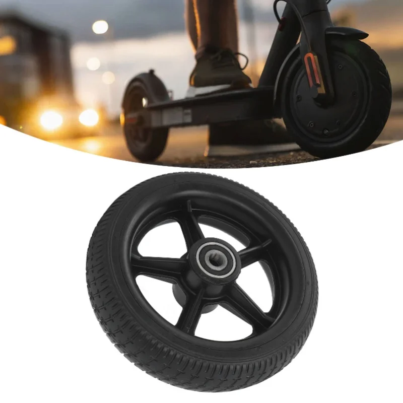 6.5 Inch Electric Scooter Solid Tire Rubber Anti Slip Explosion Proof Electric Scooter Wheel With Hub For Replacement