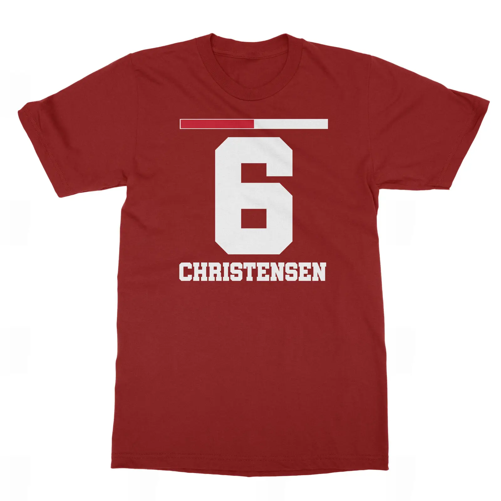 

Aneas Christensen 6 Denmark Colors World Soccer Unisex T-Shirt