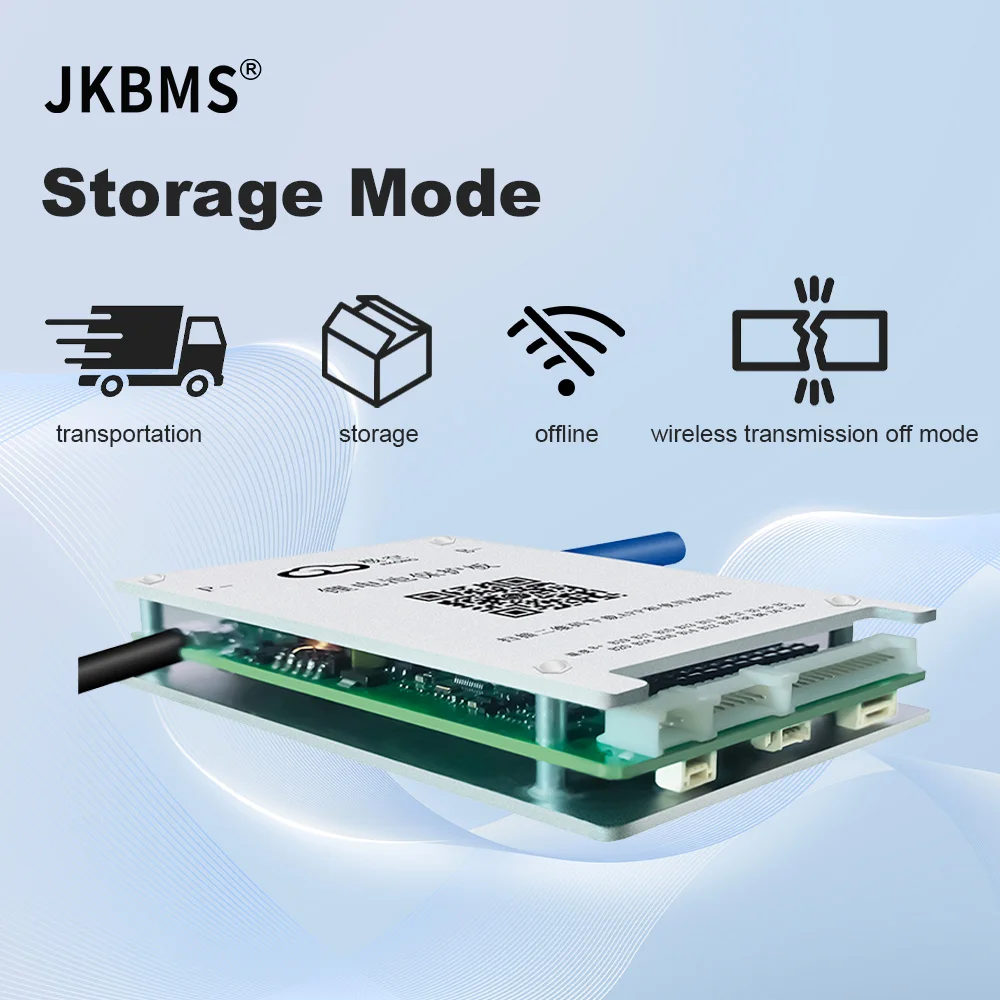 JKBMS BD6A20S6P Smart bms BT 8S 10S 16S 20S 24V 48V BATTERY WITH 0.6A ACTIVE BALANCE bms lifepo4 Li-ion LTO