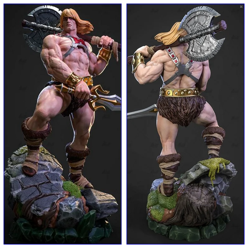 LindenKing Garage Kits A575 3D Customize Product Resin Heman Figure GK Model Unpainted White-Film Collections To Modelers