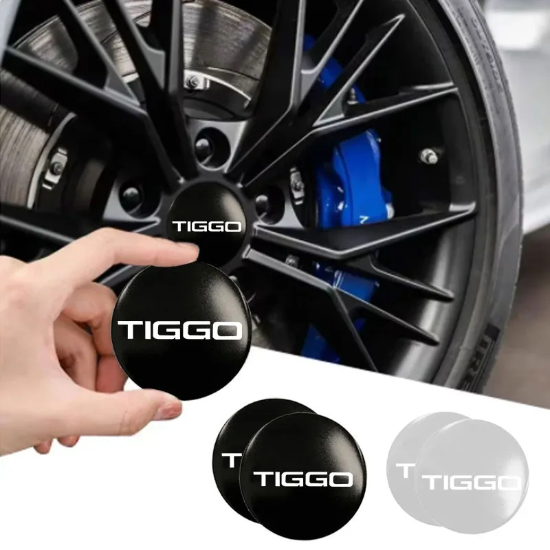 4pcs Waterproof high-quality automobile hub cover logo badge sticker For Chery TIGGO 3 4 5 7 Pro 8Pro Max A1 A3 A5 Accessories